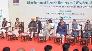 India News | Delhi Govt Distributes Electric Heaters to RWAs to Curb Winter Pollution