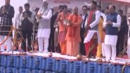 India News | UP: CM Yogi Adityanath Reviews the Preparations for Magh Mela, Offers Prayers at Sangam