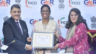 Sports News | FICCI Turf 2025: PT Usha, Pullela Gopichand Honoured with Lifetime Achievement Award