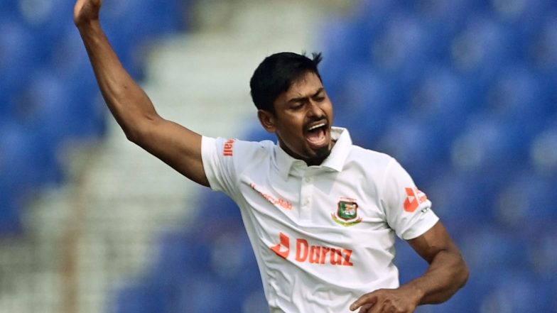 Sports News | Taijul Islam Overtakes Shaikb Al Hasan to Become Leading Wicket-taker for Bangladesh in Tests