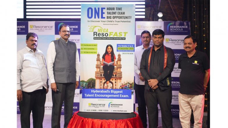 Business News | JD Lakshminarayana Garu Unveils Hyderabad's Biggest Talent Exam - MEGA ResoFAST