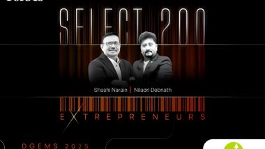 Business News | Groweon Named One of India's First AI-Powered CRM, Earns Spot in Forbes India DGEMS 2025 'Select 200' for Global Business Potential