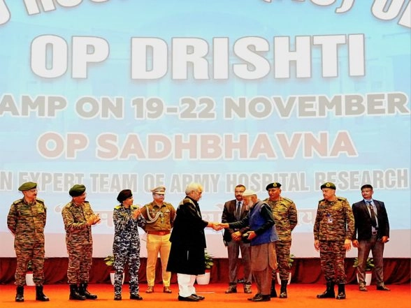 India News | J-K Lt Governor Lauds 'Op Drishti' Mega Eye Camp at Command Hospital Udhampur