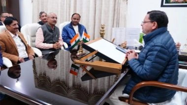 India News | SIDCUL Entrepreneur Welfare Society Delegation Meets Uttarakhand CM
