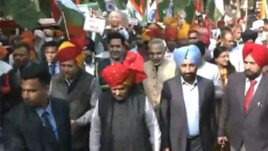 India News | Punjab Governor Gulab Chand Kataria Joins Unity March on Sardar Patel's 150th Birth Anniversary