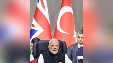 World News | PM Modi Calls for Stronger Global Cooperation on Disaster Preparedness at G20 Summit