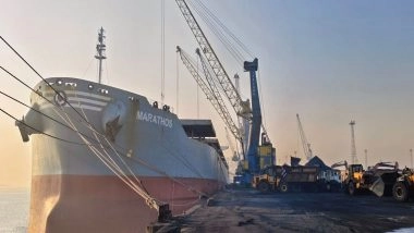 Business News | DPA Kandla Sets New Record with 81,024-ton Coal Discharge in 24 Hours