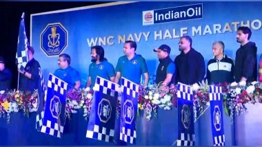 Entertainment News | Riteish Deshmukh, Suniel Shetty Flag off Western Naval Command's Half Marathon 2025 in Mumbai