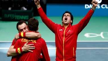Sports News | Davis Cup: Spain Secures Spot in Final Against Italy, Outclasses Germany in Semifinals
