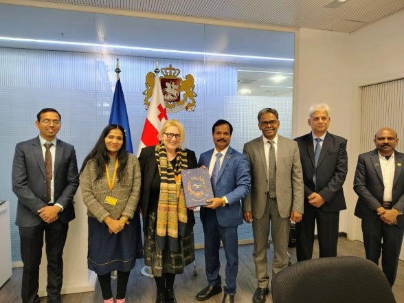 Business News | India, Georgia Move to Boost Silk and Textile Collaboration