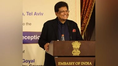 Business News | Indians in Israel and Jewish Community in India Play Vital Role in Growth of People-to-people Ties: Piyush Goyal