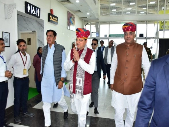 India News | Uttarakhand CM Inaugurates Second Floor of All India Uttarakhand Dharamshala Ashram in Rajasthan