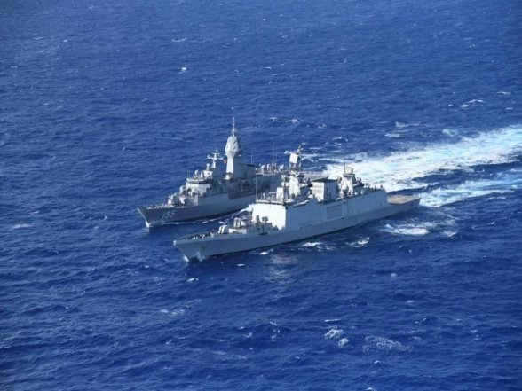 World News | INS Sahyadri Participates in Bilateral Exercise AUSINDEX 2025 Alongside HMAS Ballarat of Royal Australian Navy in Northern Pacific
