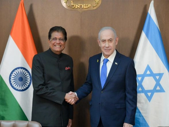 Business News | Piyush Goyal Meets Israeli PM Netanyahu; India-Israel FTA Talks Gain Momentum, Innovation Partnership on Cards
