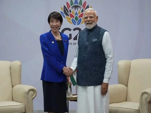 World News | PM Modi Meets Japanese PM Sanae Takaichi on Sidelines of G20 Summit