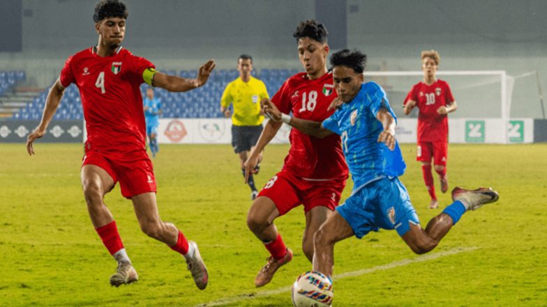 Sports News | India Held by Palestine in AFC U17 Asian Cup 2026 Qualifiers Opener in Ahmedabad