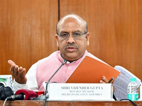 India News |  Delhi Assembly Speaker Vijender Gupta Chairs High-level Meet Ahead of 75th Constitution Day