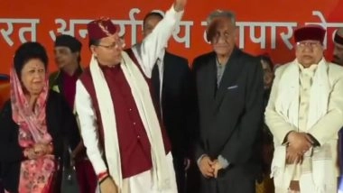 India News | Uttarakhand CM Dhami Attends 44th India International Trade Fair in New Delhi