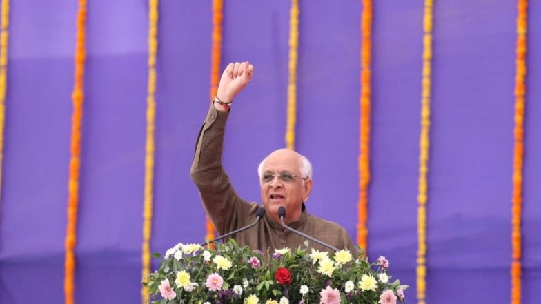 India News | Gujarat CM Bhupendra Patel Presents Development Works Worth over Rs 680 Crore
