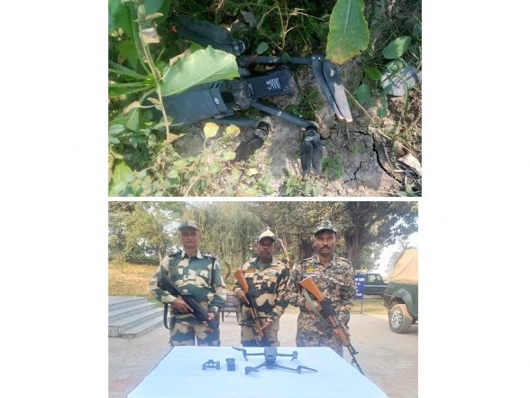 India News | BSF Neutralises Three Drones Along Punjab Border
