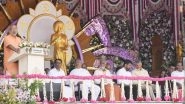 India News | VP Radhakrishnan Graces Centenary Celebrations of Sri Sathya Sai Baba at Puttaparthi, Andhra Pradesh