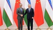 World News | Uzbekistan's President Meets China's FM, Discusses Afghanistan Security, Bilateral Cooperation