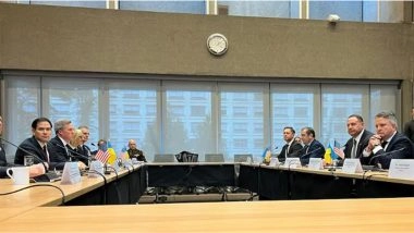 World News | United States, Ukraine Hold Talks on Peace Framework in Geneva
