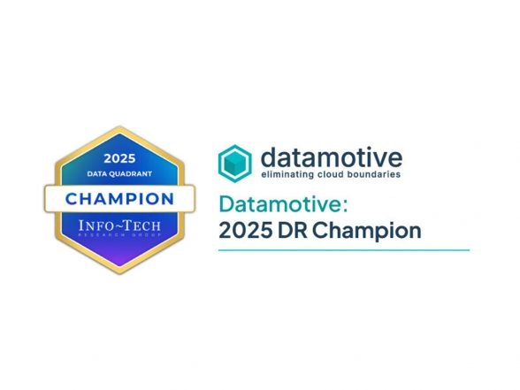 Business News | Datamotive Named Champion in Info-Tech's 2025 Disaster Recovery Orchestration SoftwareReviews Report