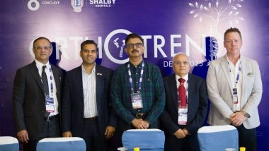 Business News | Orthotrends 2025 Begins in Delhi, Day Started with Discussion on Robotics Surgery and Joint Replacement
