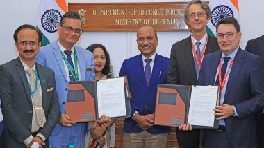 India News | BEL, Safran Electronics Ink Joint Venture Agreement for Production of HAMMER Air-to-ground Weapon in India
