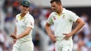 Sports News | Aussie Skipper Cummins Starts Bowling with Pink Kookaburra Ahead of Brisbane Day-night Test, Hazlewood Displays Positive Signs of Recovery