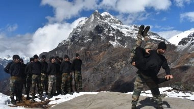 India News | Indian Army's Trishakti Corps Begins AMAR Combat Training at High Altitudes Exceeding 14000 Ft.