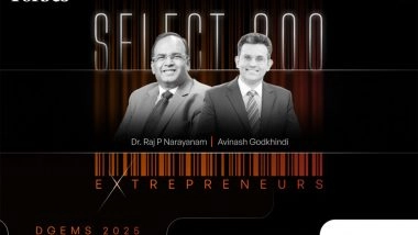 Business News | Zaggle Recognised Among the Top 10 Companies in Forbes India DGEMS 2025