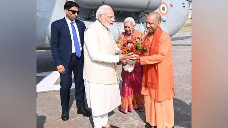 India News | PM Modi Holds Roadshow Ahead of Flag-hoisting Ceremony at Ayodhya Ram Temple