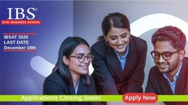 Business News | IBSAT 2025: Last Call for Applications!