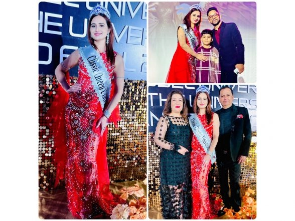 Business News | Radhika Bhushan Wins Mrs Super Model Universe 2025 in Shenzhen, China