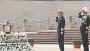 World News | Rear Admiral Mohamed Tahin, Inspector of the Moroccan Royal Navy Pays Tribute at National War Memorial