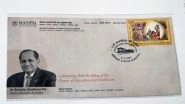 Business News | Special Postal Cover Launched at MAHE's 33rd Convocation to Honour Chancellor Dr. Ramdas R. Pai