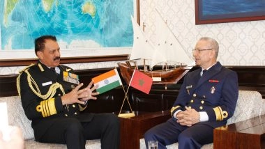 World News | Indian, Moroccan Navy Discuss Deeper Maritime Cooperation, Focus on Training Exchanges