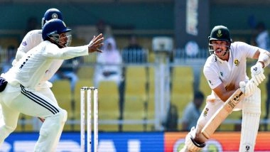 Sports News | India in Precarious Position in Guwahati Test, Lose Two Early Wickets Chasing 549-run Target Set by South Africa