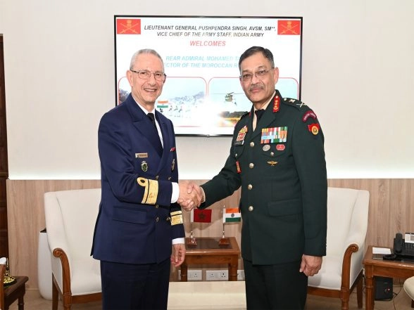 World News | Inspector of Royal Moroccan Navy Meets Vice Chief of Army Staff to Boost Defence Cooperation