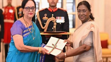 World News | President Droupadi Murmu Accepts Credentials from Envoys of 5 Nations