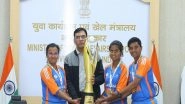 Sports News | Mansukh Mandaviya Felicitates Blind T20 World Cup-winning Indian Team Members at His Residence in New Delhi