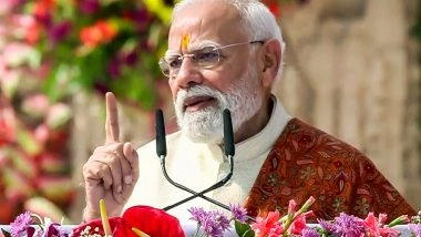 India News | PM Modi Hoists Saffron at Ram Temple, Says Country Must Take Pride in Its Heritage
