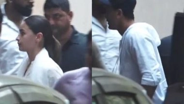 Entertainment News | Alia Bhatt, Ranbir Kapoor Visit Dharmendra's Residence to Offer Condolences