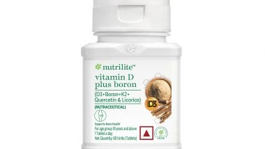 Business News | Amway India Launches 'Nutrilite Vitamin D Plus Boron'