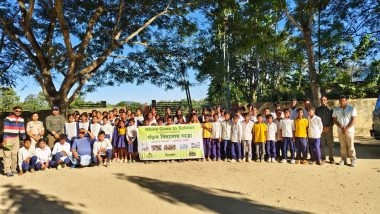 India News | 'Rhino Goes to School' Ignites Conservation Spirit Among Students Living Near Kaziranga