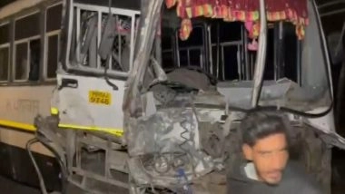 India News | Punjab: 2 Dead, 15 Injured After Bus Collides with Truck in Fazilka
