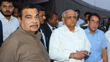 India News | Gujarat: Nitin Gadkari, Bhupendra Patel Inspect Ongoing Works on NH 48 in Sabarkantha