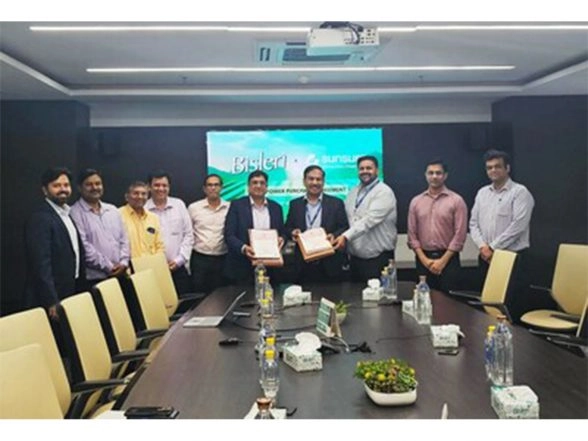 Business News | Sunsure Energy Signs Long-term Renewable Power Agreement with Bisleri International for Its Sahibabad Facility